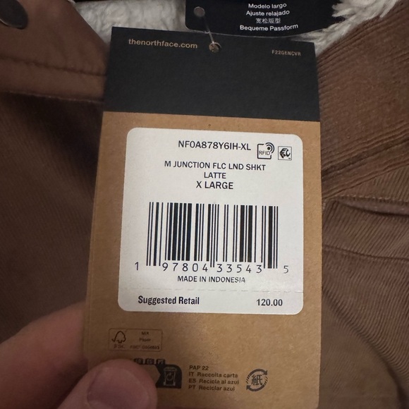 The North Face Junction Fleece lined Shacket - Picture 2 of 6